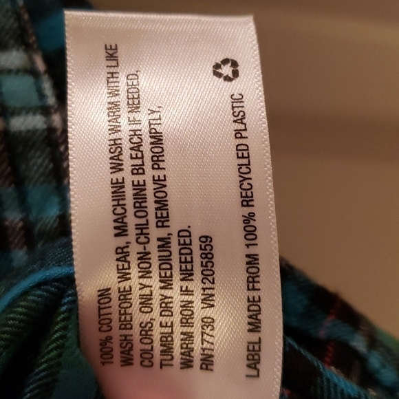 Cat & Jack Green Plaid Flannel Shirt NWT - Picture 11 of 11